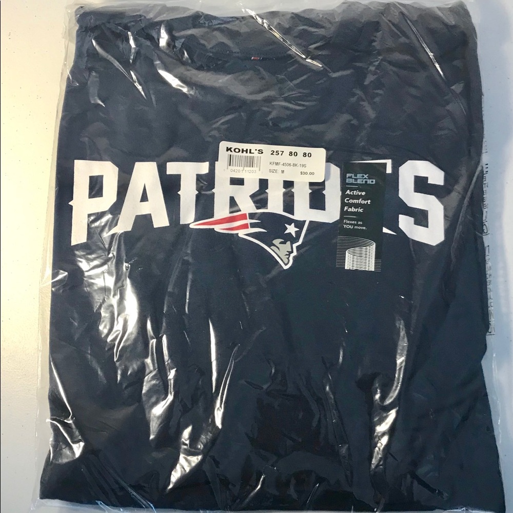 🏈 NFL T-Shirt M New England Patriots Flex Football - Picture 3 of 8